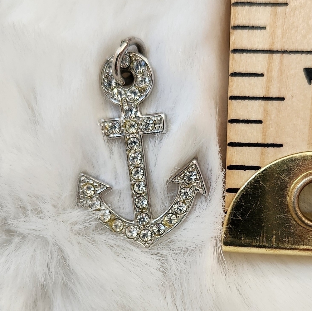2/$10 - Crystal Anchor Pendant - Picture 2 of 4